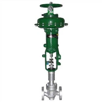 Pneumatikus, magas hőmérsékletű kalitkás irányított vezérlőszelep